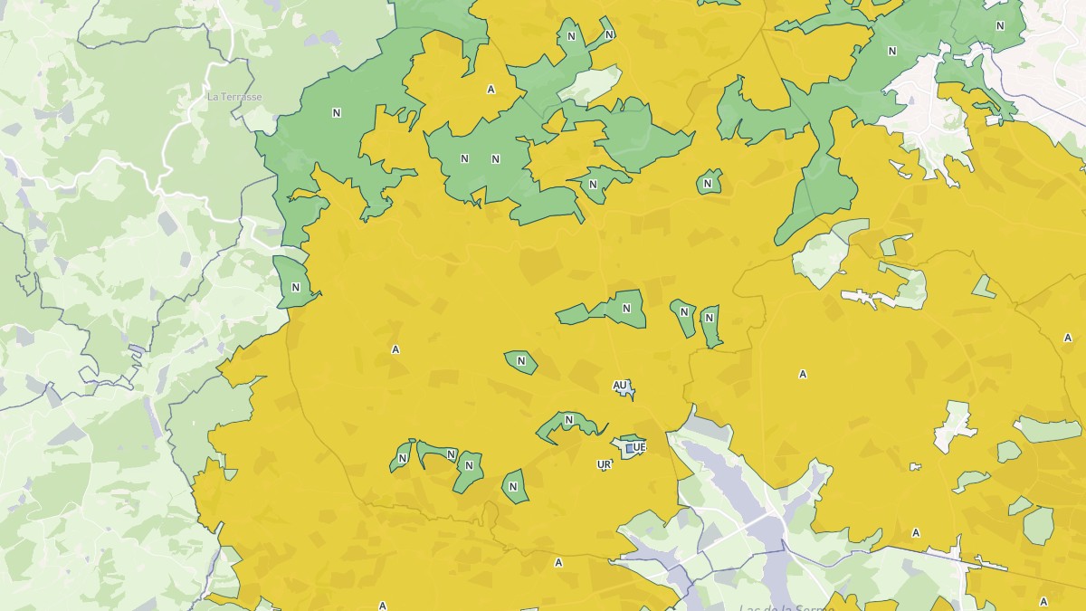 Aperçu cartographique de Charmoy, centré sur la commune