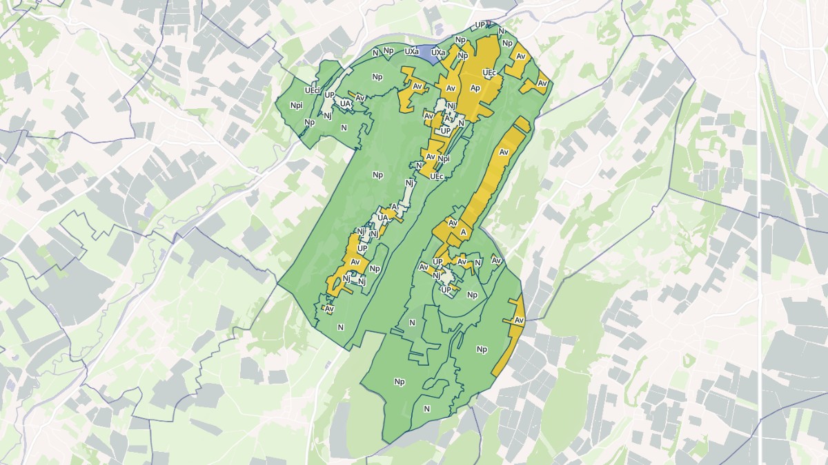 Aperçu cartographique de Chassey-le-Camp, centré sur la commune