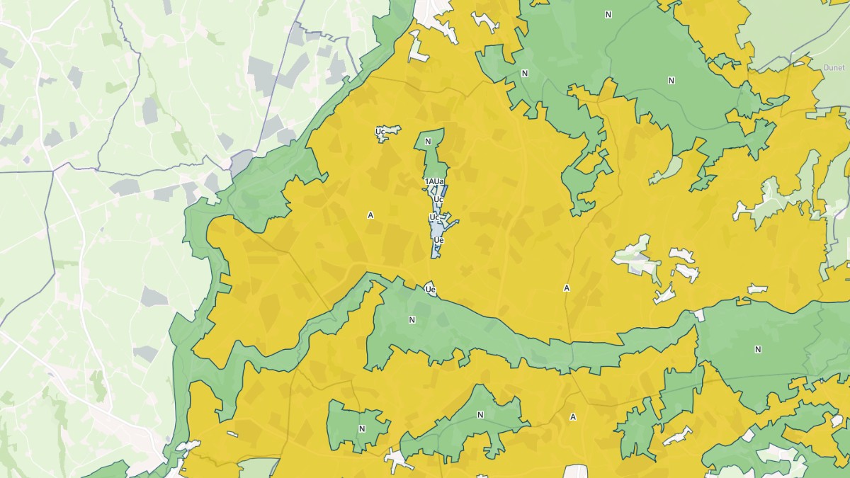Aperçu cartographique de Chassigny-sous-Dun, centré sur la commune