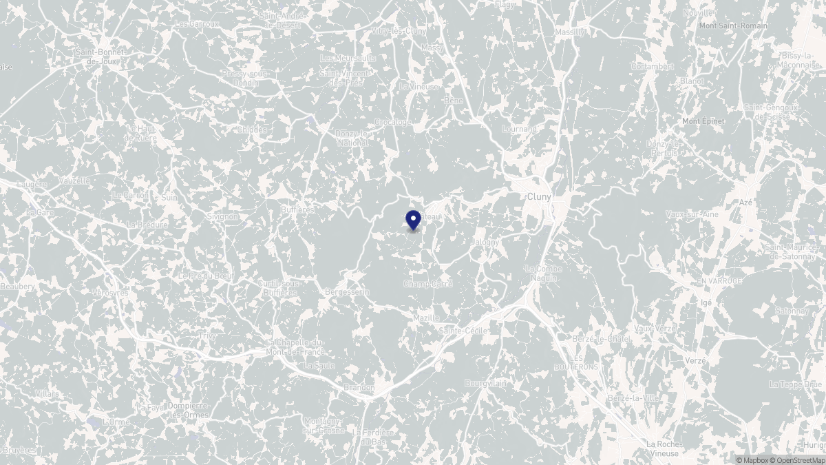 Aperçu cartographique de Château, centré sur la commune