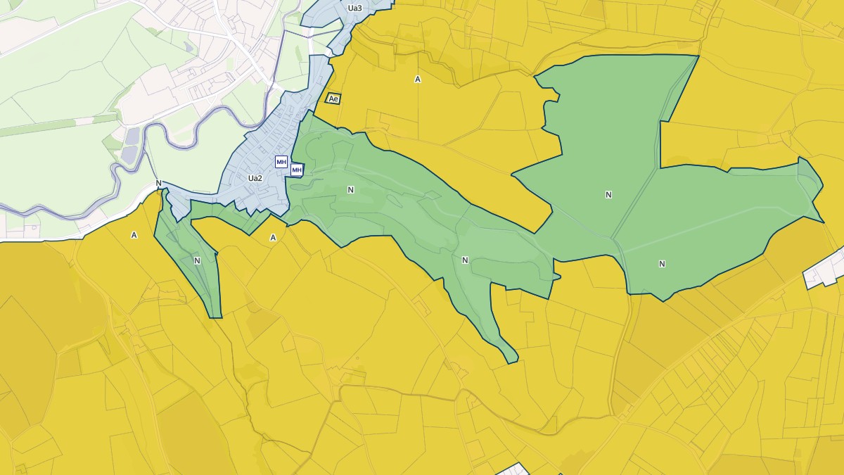 Aperçu cartographique de Châteauneuf, centré sur la commune