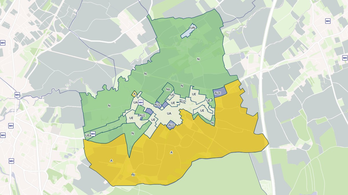 Aperçu cartographique de Chaudenay, centré sur la commune