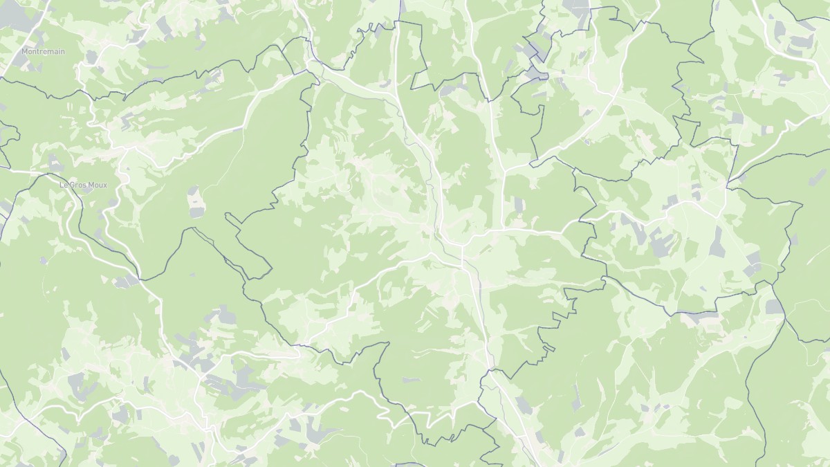 Aperçu cartographique de Chissey-en-Morvan, centré sur la commune