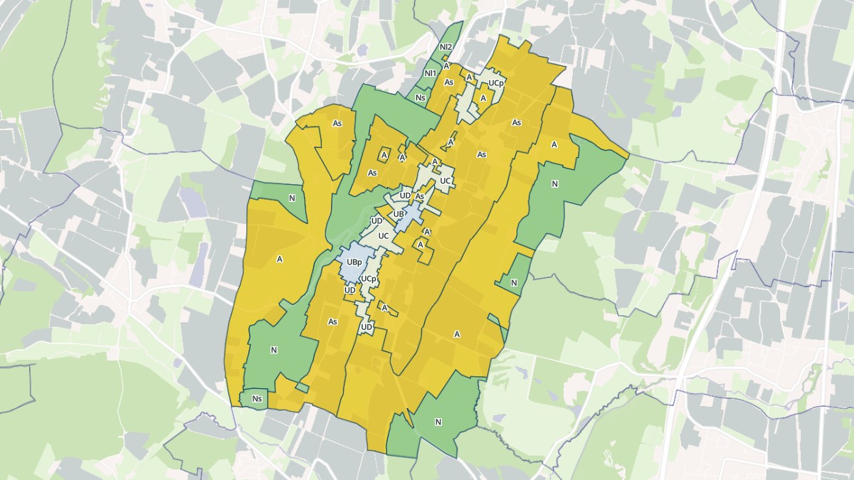 Aperçu cartographique de Clessé, centré sur la commune