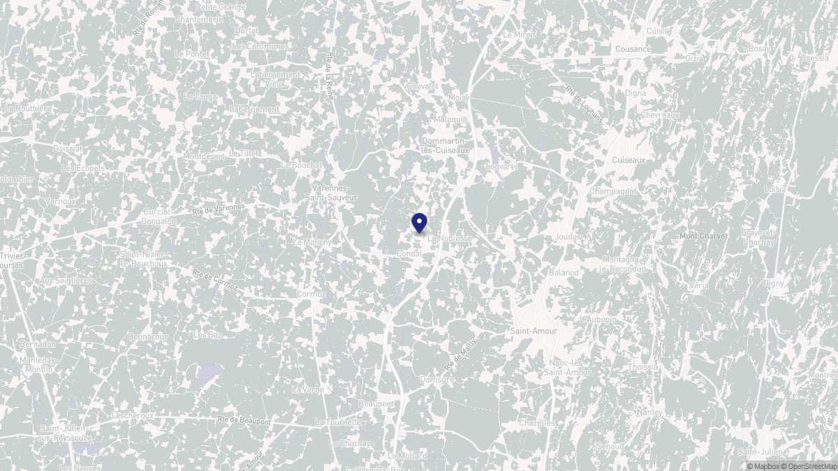 Aperçu cartographique de Condal, centré sur la commune