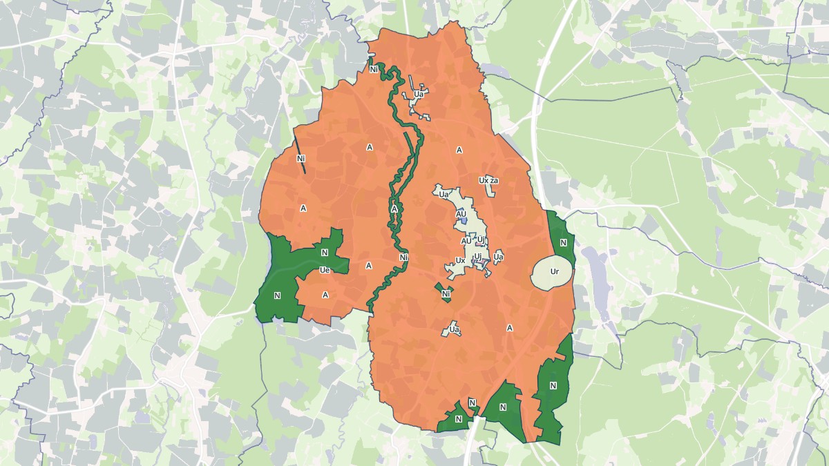 Aperçu cartographique de Dommartin-lès-Cuiseaux, centré sur la commune