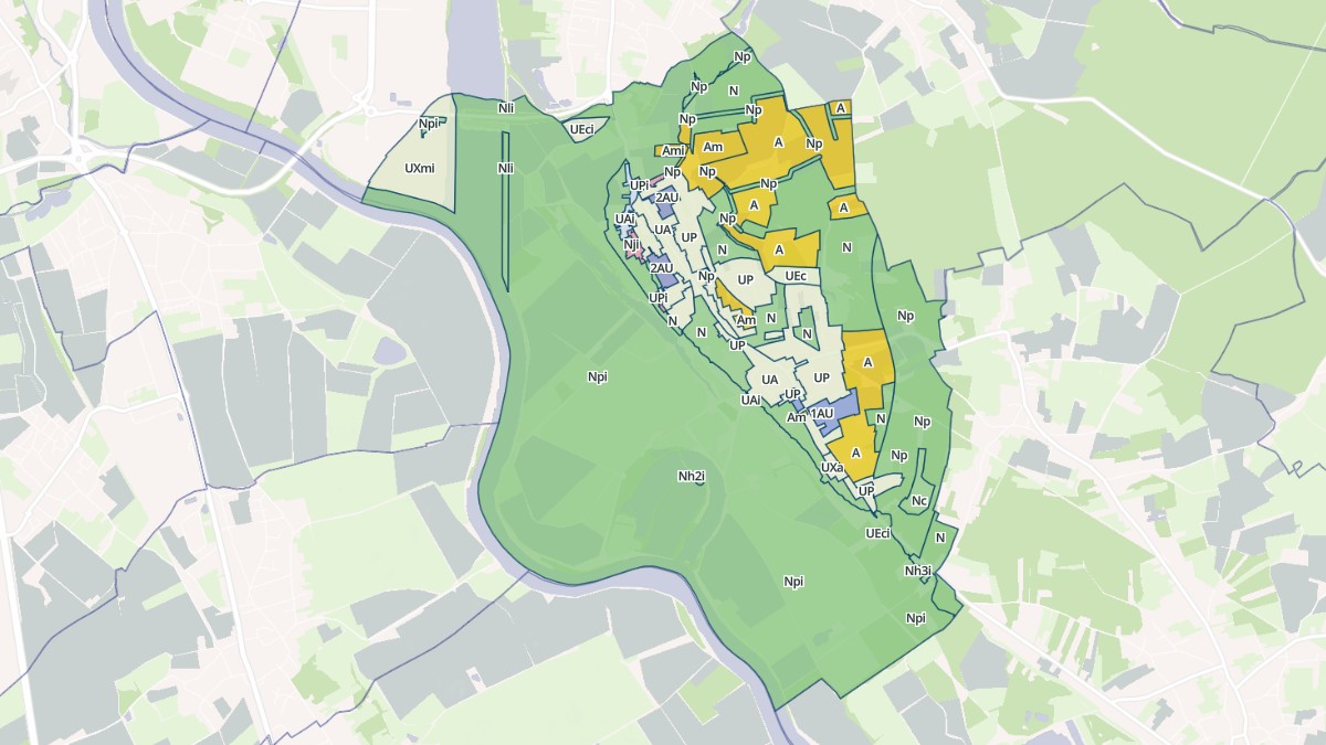 Aperçu cartographique de Épervans, centré sur la commune