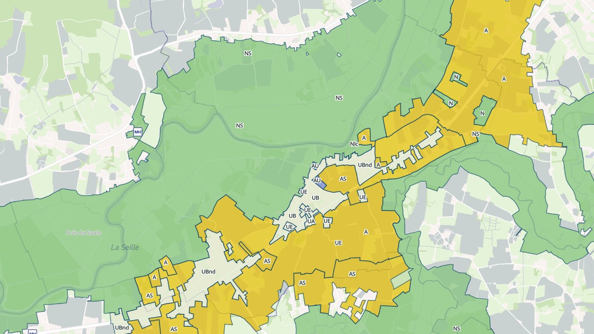 Aperçu cartographique de Jouvençon, centré sur la commune