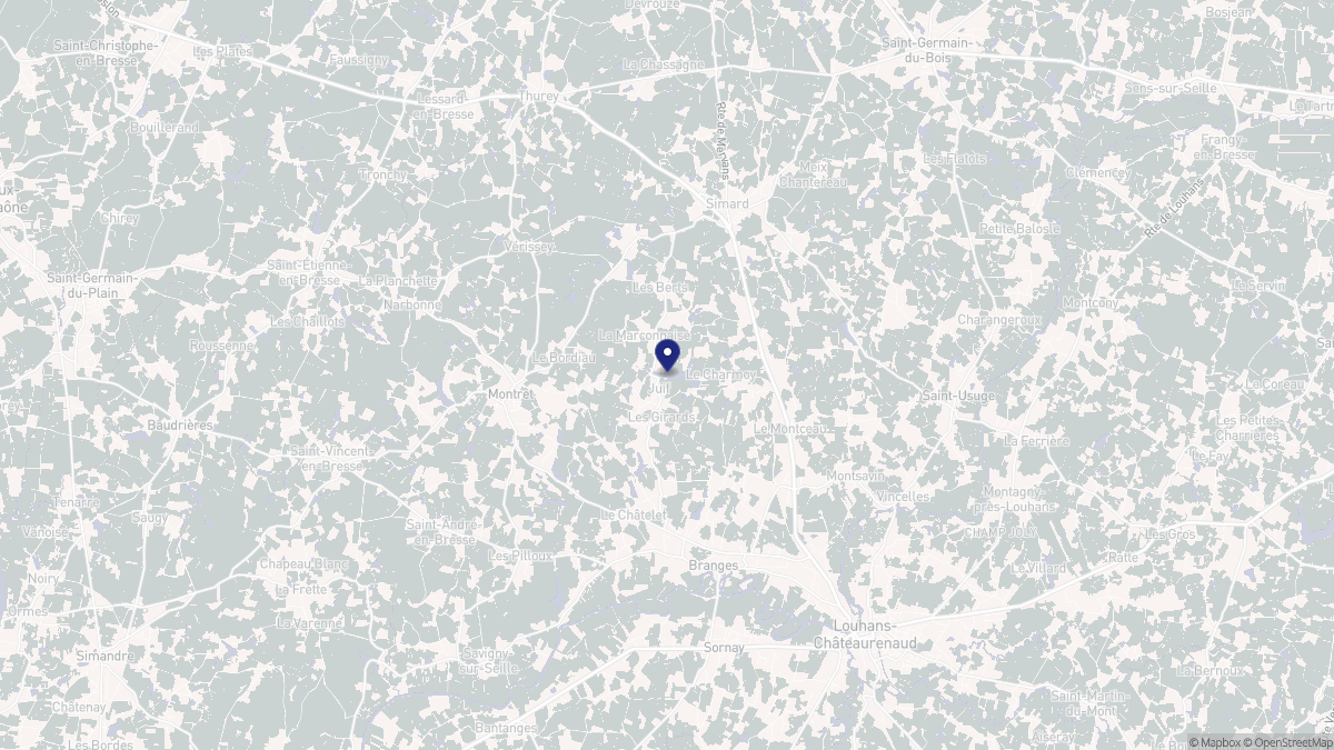 Aperçu cartographique de Juif, centré sur la commune