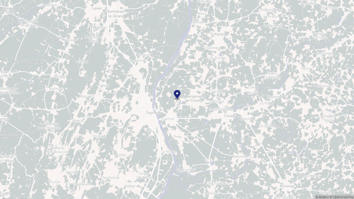 Aperçu cartographique de Lacrost, centré sur la commune