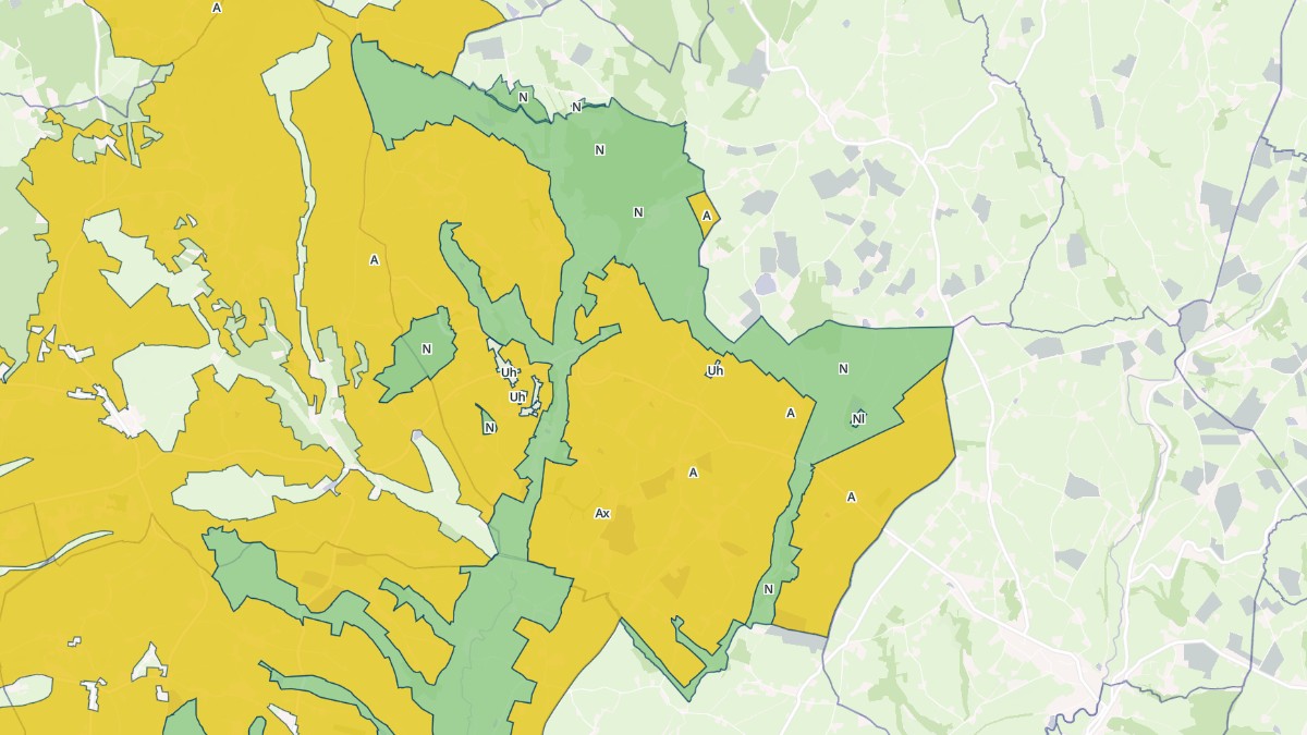 Aperçu cartographique de Ligny-en-Brionnais, centré sur la commune