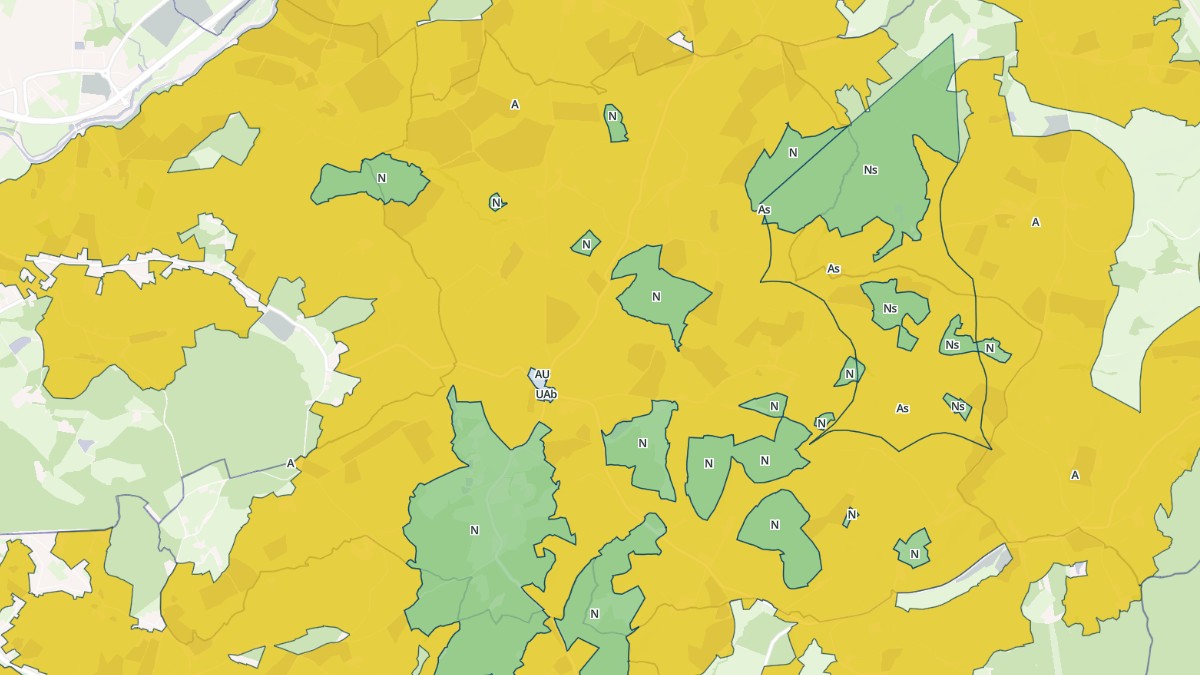 Aperçu cartographique de Marigny, centré sur la commune