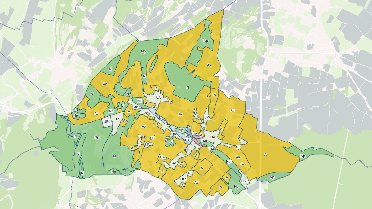 Aperçu cartographique de Mercurey, centré sur la commune