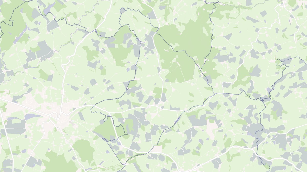 Aperçu cartographique de Mont, centré sur la commune