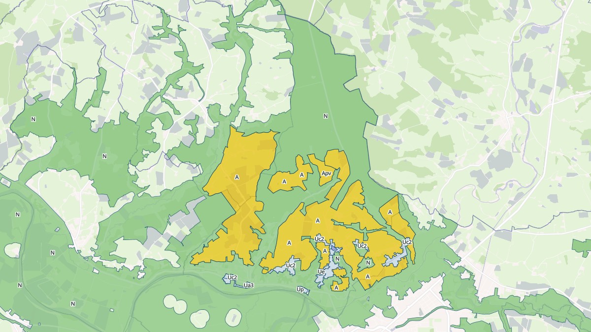 Aperçu cartographique de La Motte-Saint-Jean, centré sur la commune