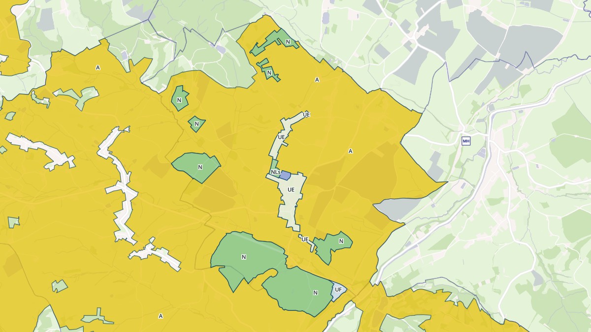 Aperçu cartographique de Perreuil, centré sur la commune