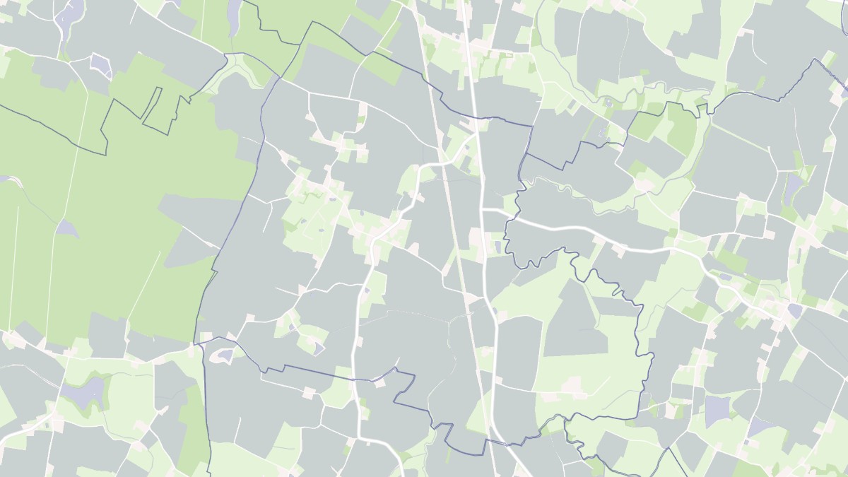 Aperçu cartographique de La Racineuse, centré sur la commune