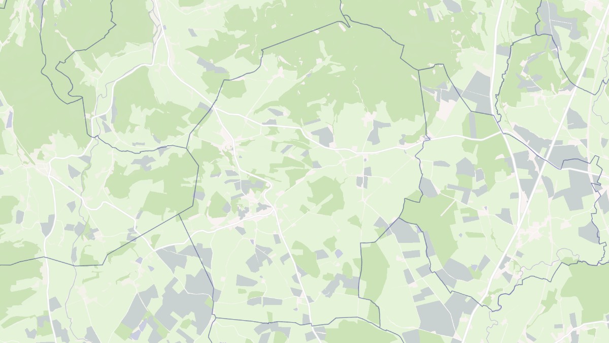 Aperçu cartographique de Reclesne, centré sur la commune