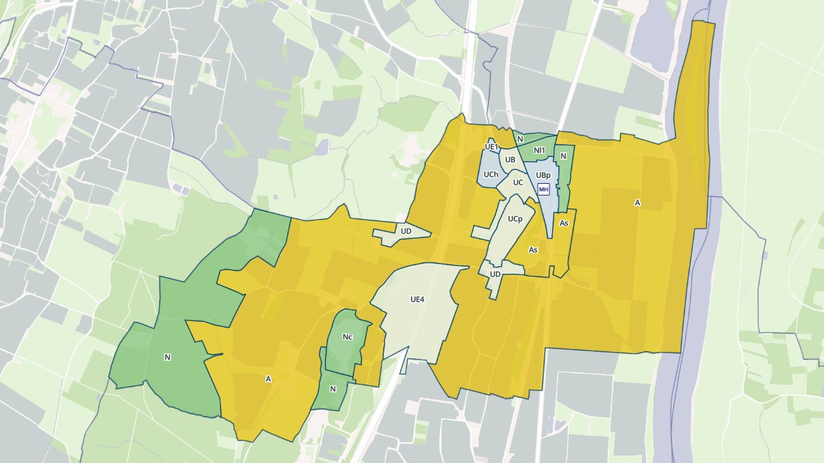 Aperçu cartographique de Saint-Albain, centré sur la commune