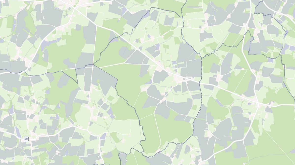 Aperçu cartographique de Saint-André-en-Bresse, centré sur la commune