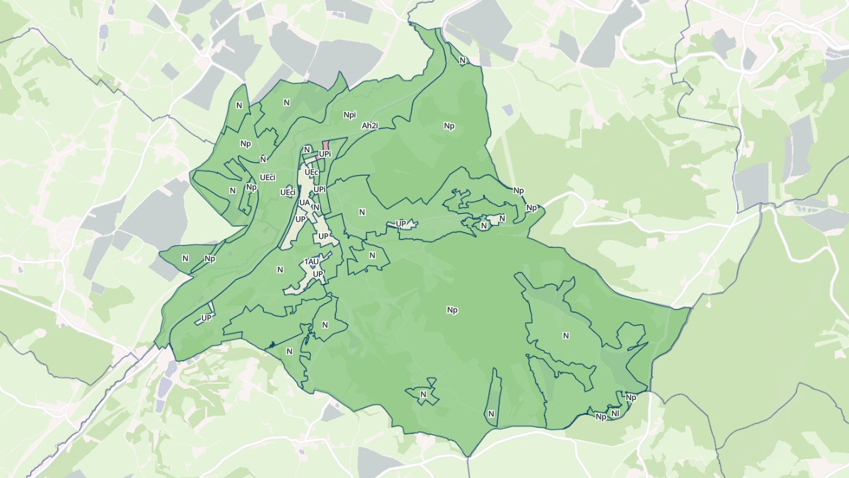 Aperçu cartographique de Saint-Bérain-sur-Dheune, centré sur la commune