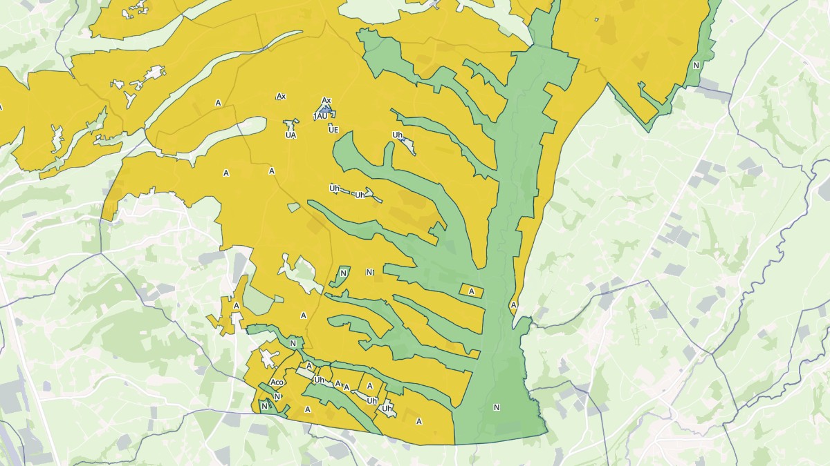 Aperçu cartographique de Saint-Bonnet-de-Cray, centré sur la commune