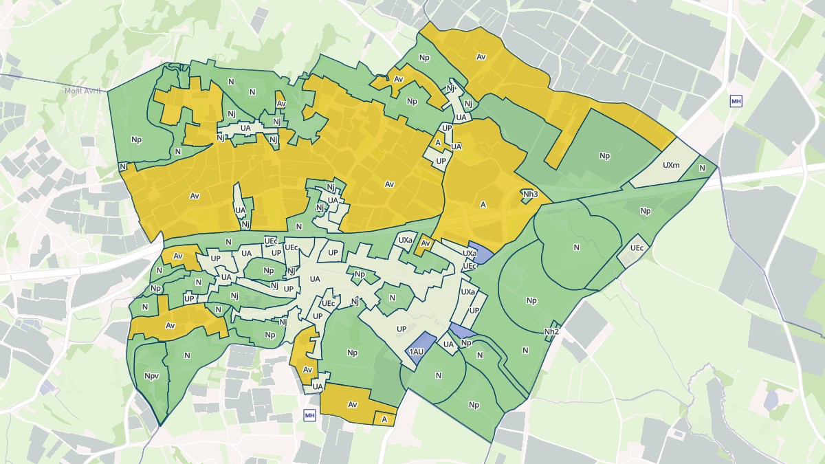 Aperçu cartographique de Saint-Désert, centré sur la commune