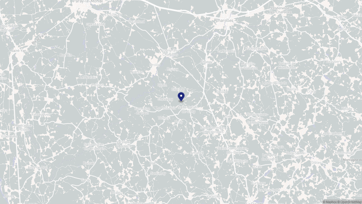 Aperçu cartographique de Saint-Julien-de-Civry, centré sur la commune