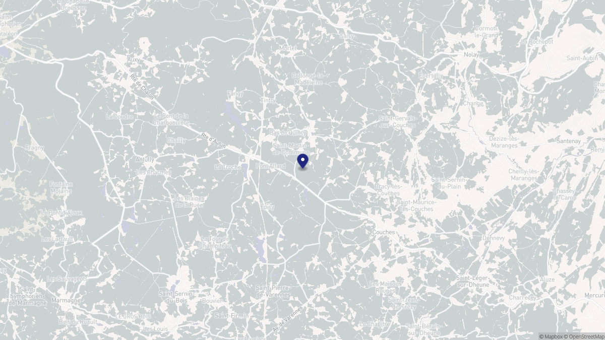 Aperçu cartographique de Saint-Martin-de-Commune, centré sur la commune