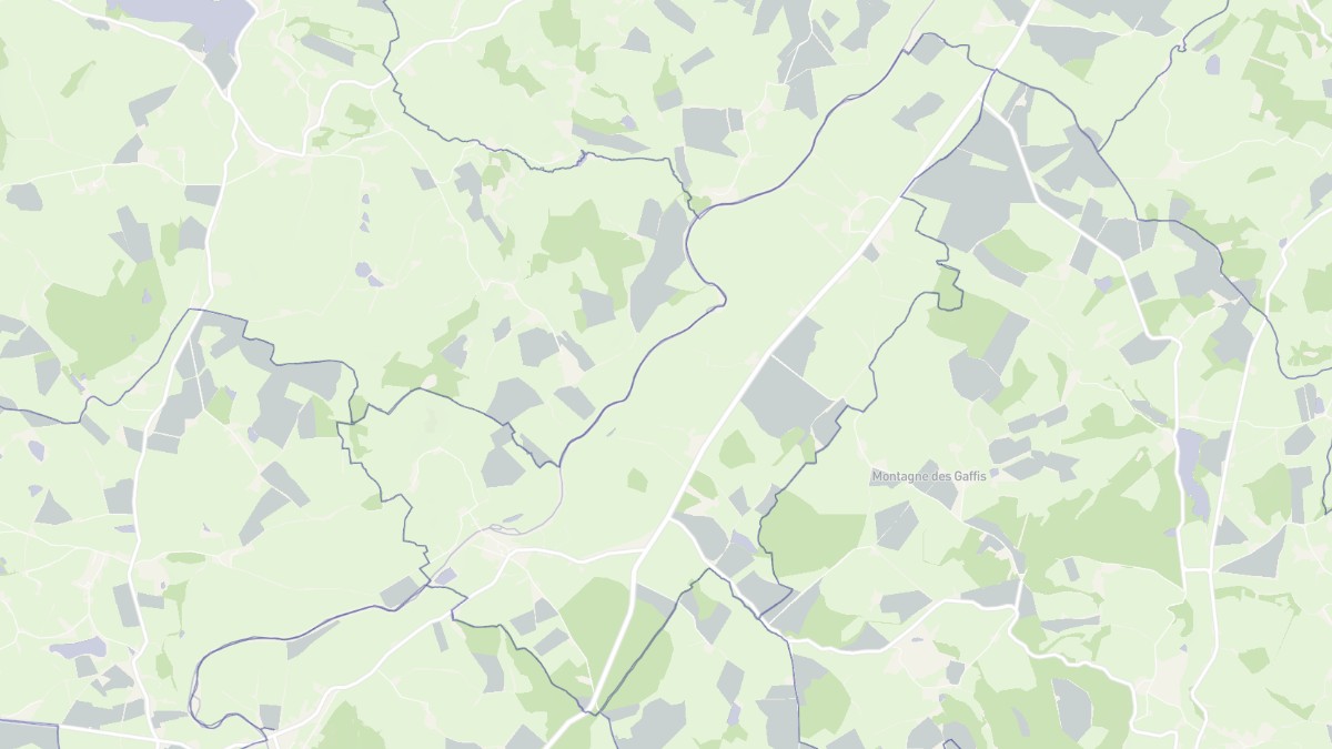 Aperçu cartographique de Saint-Nizier-sur-Arroux, centré sur la commune