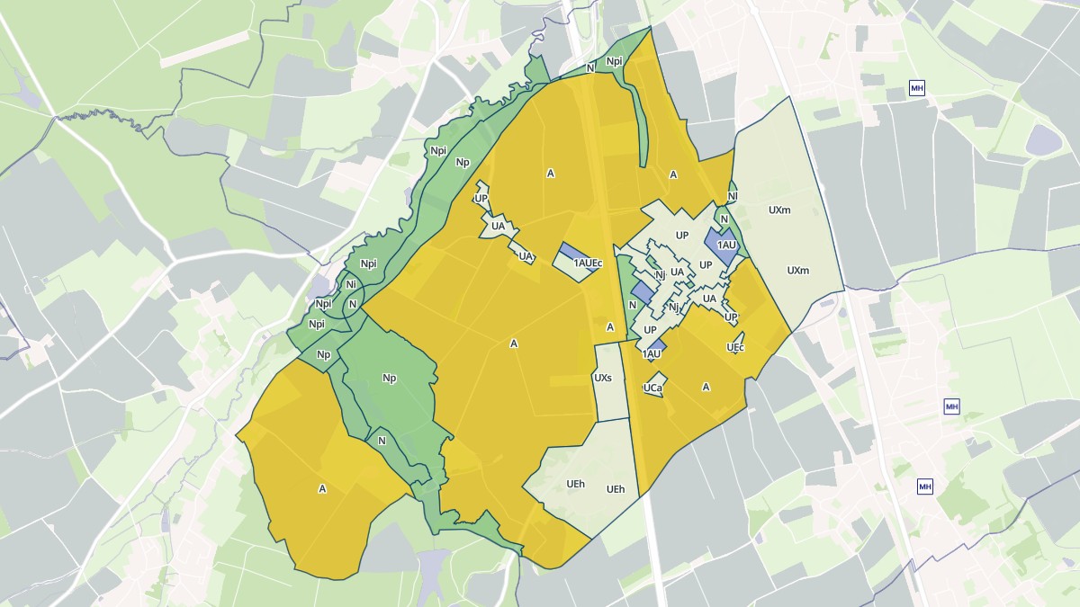 Aperçu cartographique de Sevrey, centré sur la commune