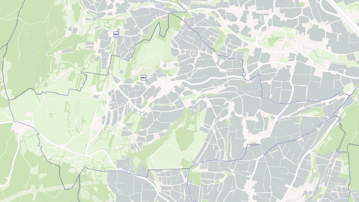 Aperçu cartographique de Solutré-Pouilly, centré sur la commune