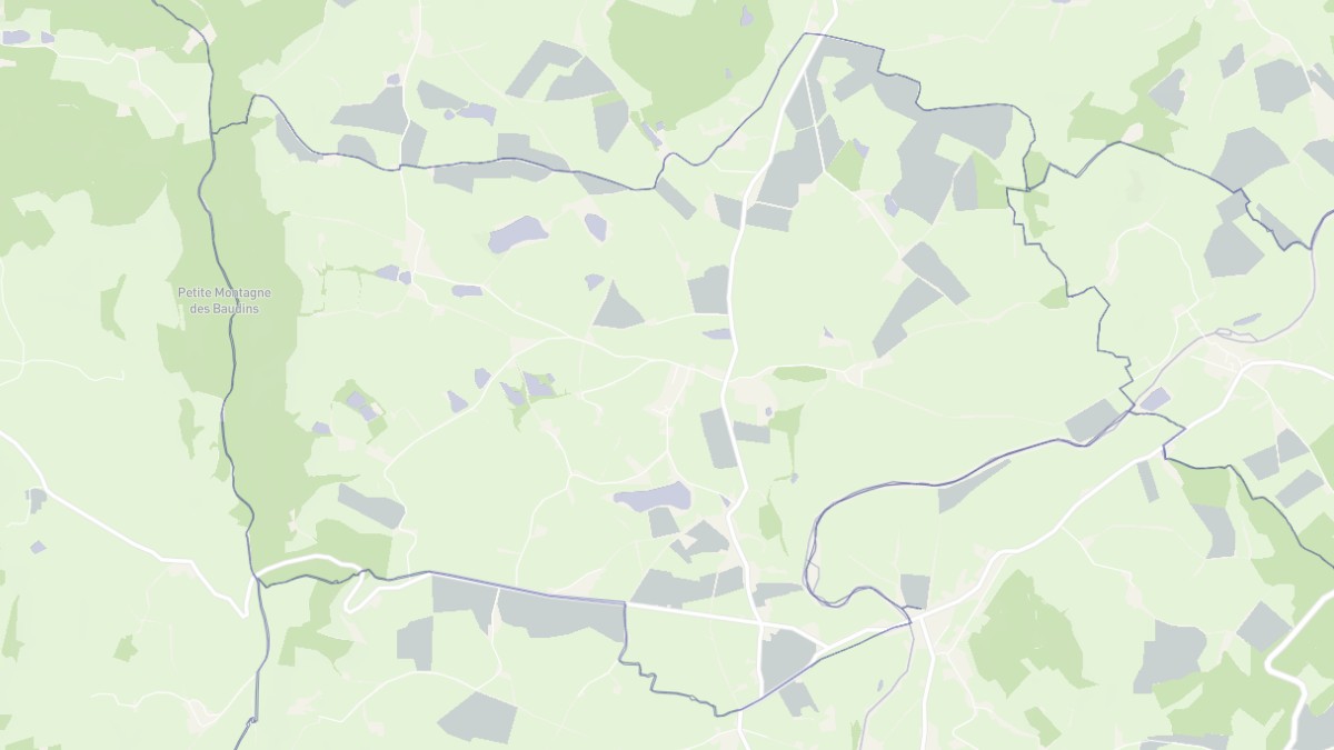 Aperçu cartographique de Thil-sur-Arroux, centré sur la commune