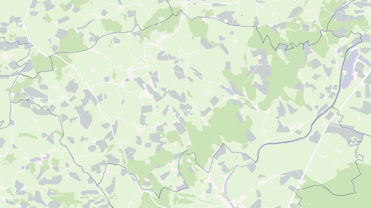 Aperçu cartographique de Uxeau, centré sur la commune
