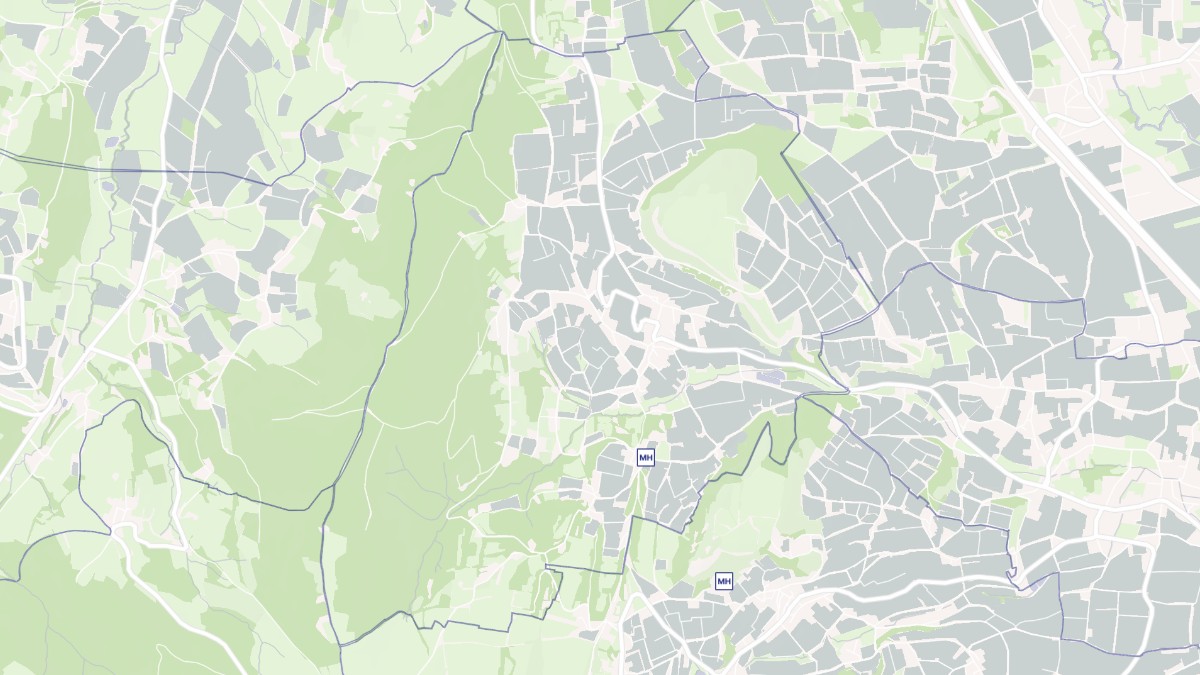 Aperçu cartographique de Vergisson, centré sur la commune