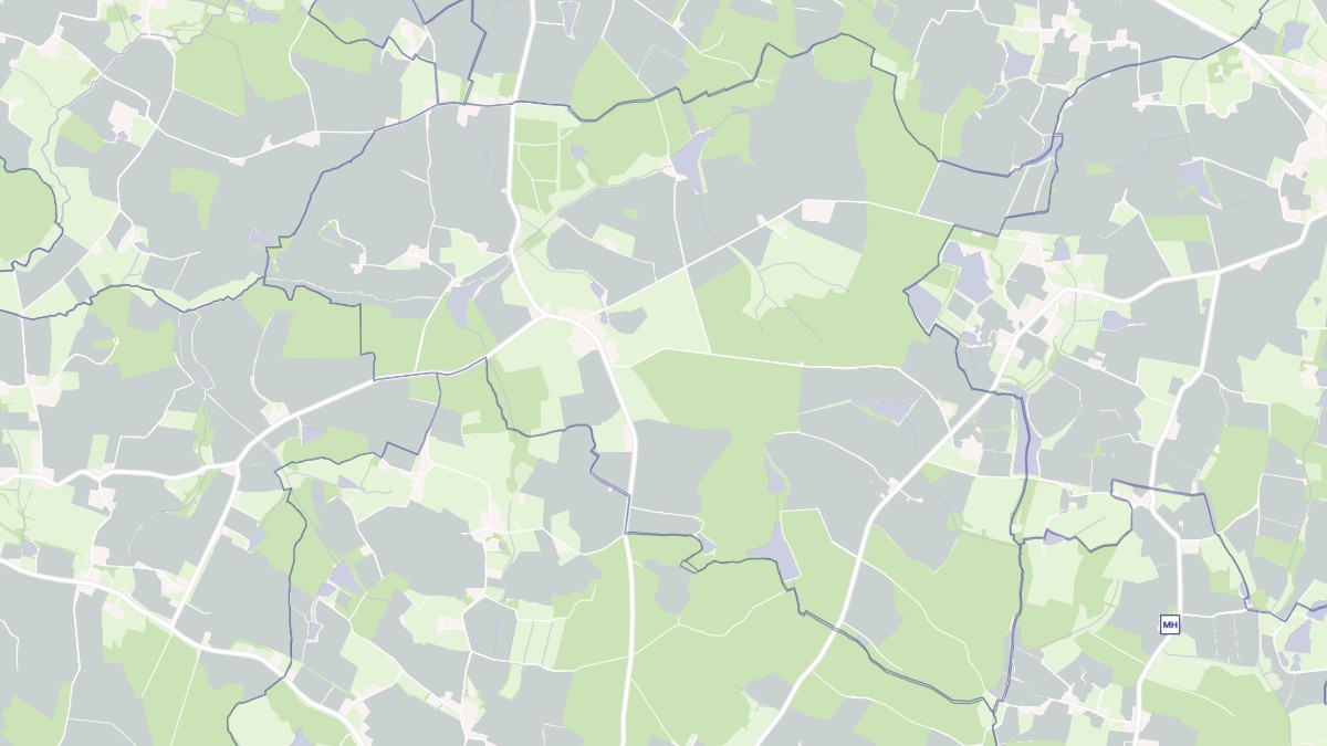 Aperçu cartographique de Vérissey, centré sur la commune