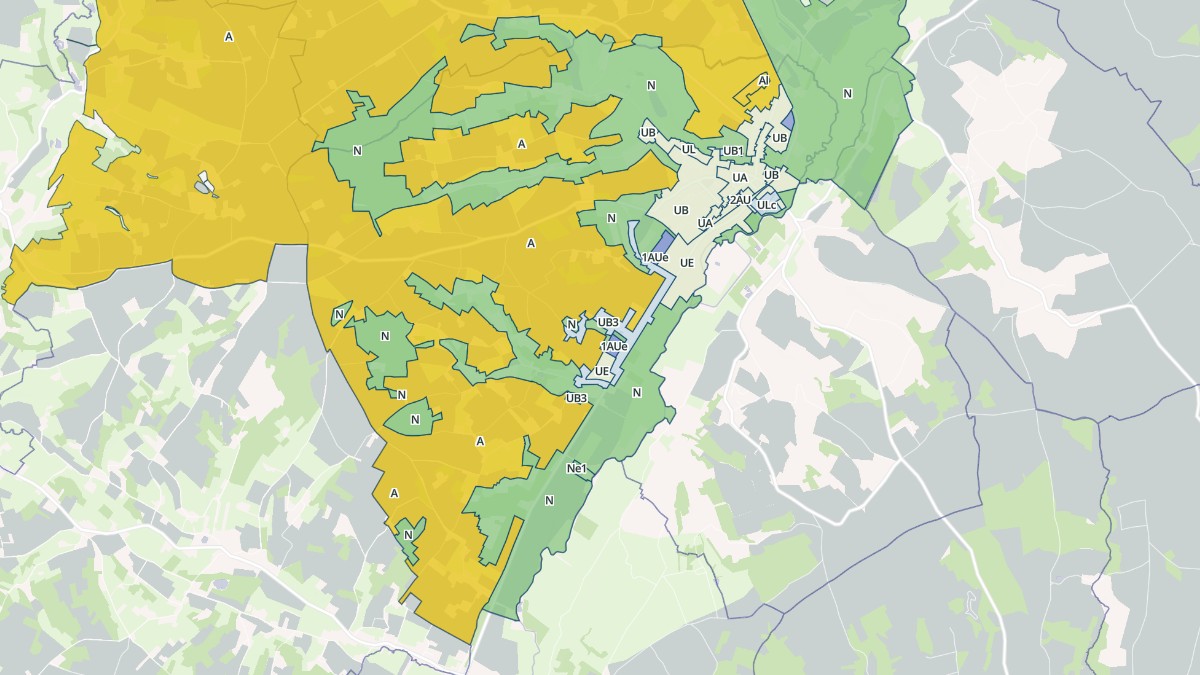 Aperçu cartographique de Bessé-sur-Braye, centré sur la commune