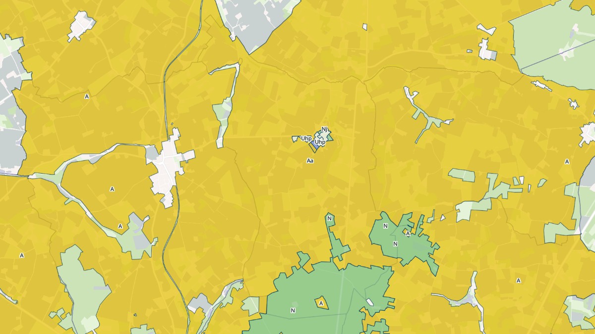 Aperçu cartographique de Bousse, centré sur la commune
