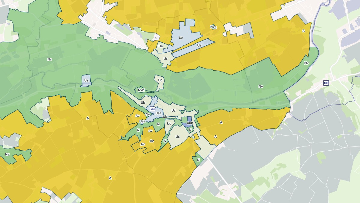 Aperçu cartographique de La Chartre-sur-le-Loir, centré sur la commune