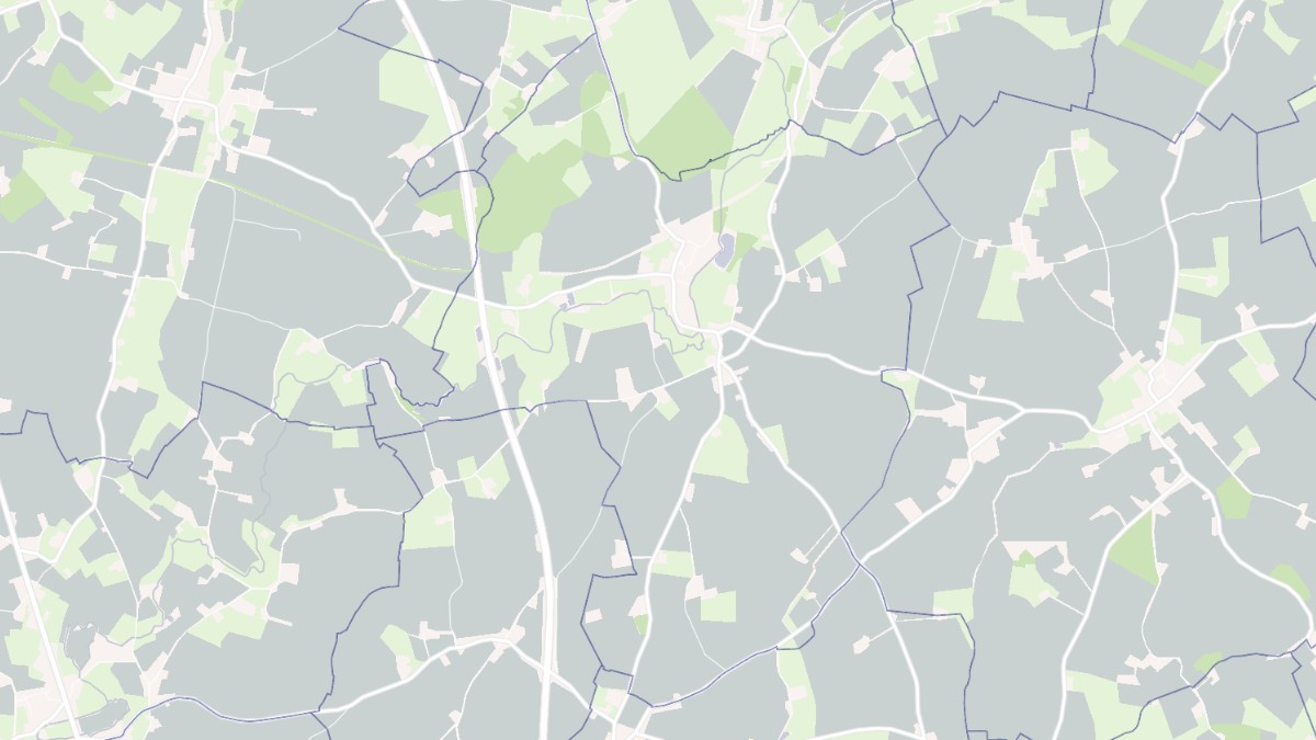 Aperçu cartographique de Chérancé, centré sur la commune