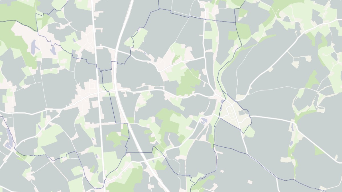 Aperçu cartographique de Chérisay, centré sur la commune