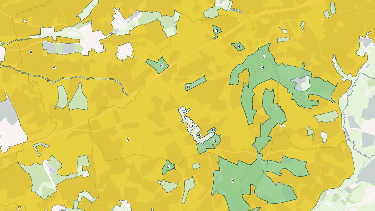 Aperçu cartographique de Courgenard, centré sur la commune