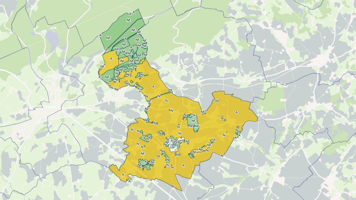 Aperçu cartographique de Crissé, centré sur la commune