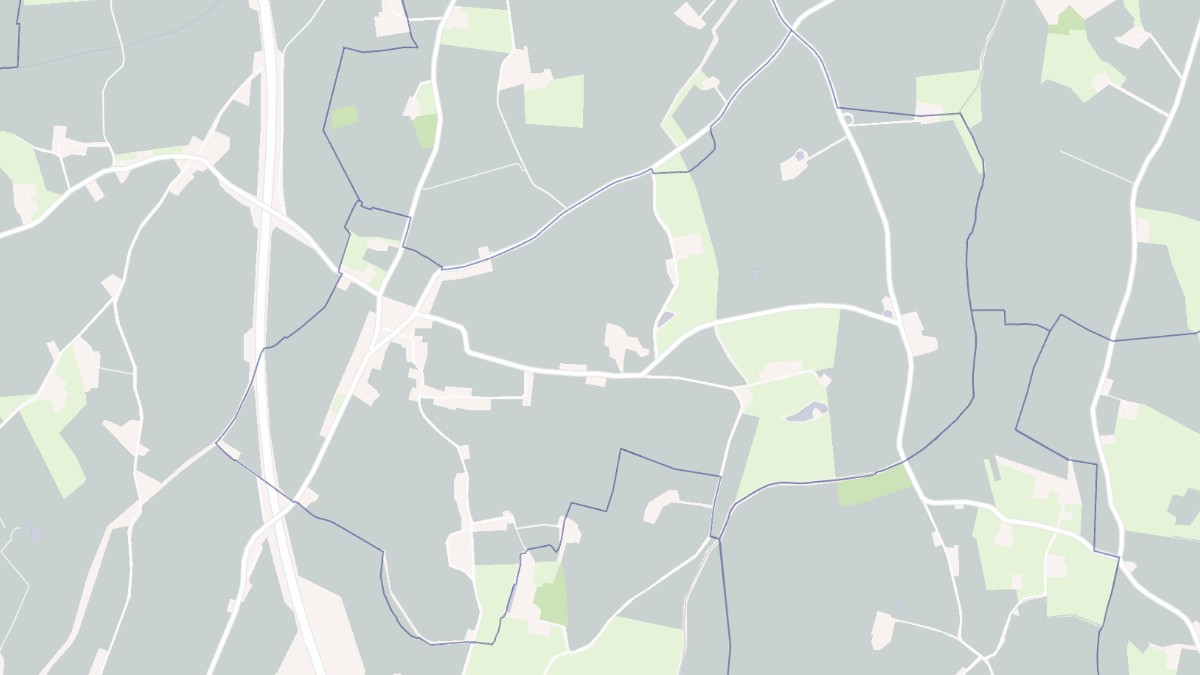 Aperçu cartographique de Doucelles, centré sur la commune
