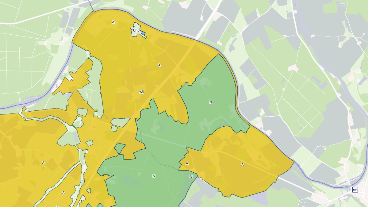 Aperçu cartographique de Dureil, centré sur la commune