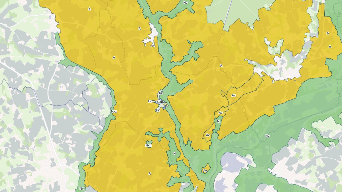 Aperçu cartographique de Flée, centré sur la commune