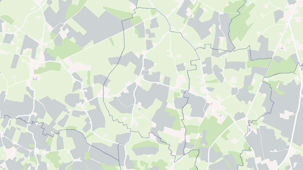 Aperçu cartographique de Jauzé, centré sur la commune