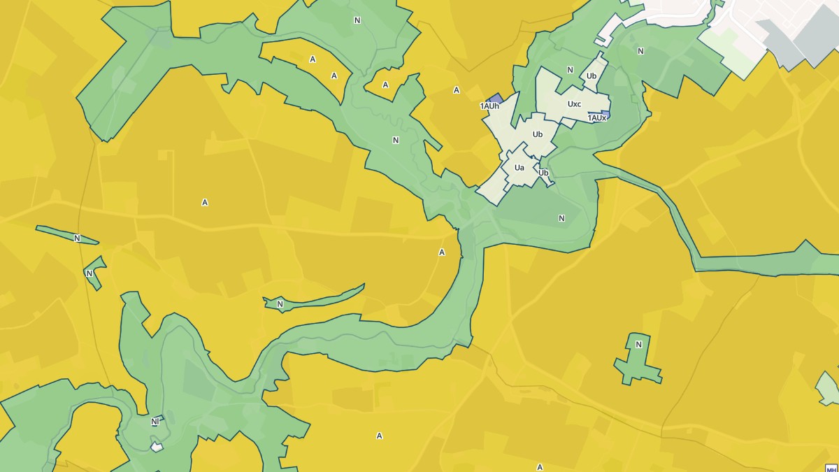 Aperçu cartographique de Mareil-en-Champagne, centré sur la commune