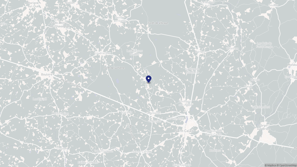Aperçu cartographique de Montaillé, centré sur la commune