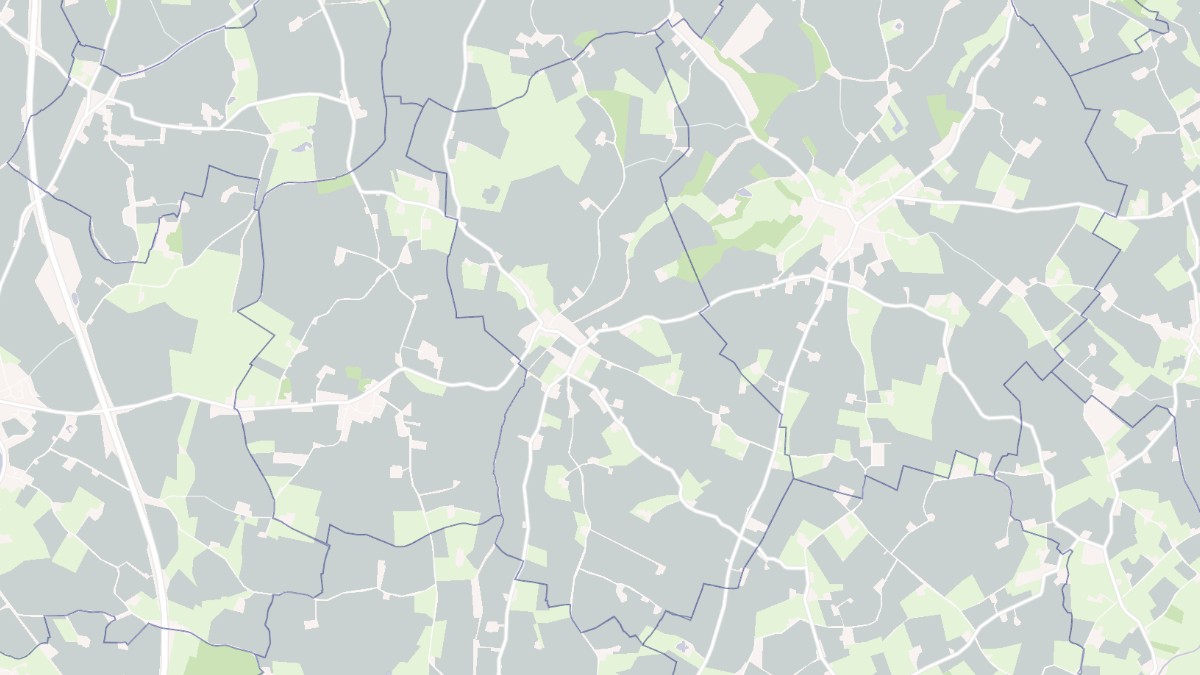 Aperçu cartographique de Nouans, centré sur la commune